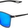 100% Legere Square Sunglasses 2 100% Legere Square Sunglasses -Specialized shop 100LegereSquare SoftTactBlack BlueMultilayerMirrorLens1