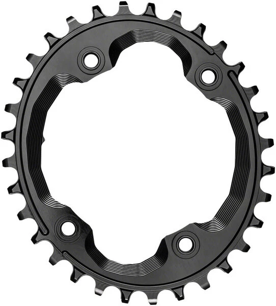 AbsoluteBLACK Oval 96 BCD Asymmetric Chainring For Shimano XTR M9000 3 AbsoluteBLACK Oval 96 BCD Asymmetric Chainring For Shimano XTR M9000