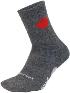 DeFeet Woolie Boolie Wool Blend 4-Inch Maple Leaf